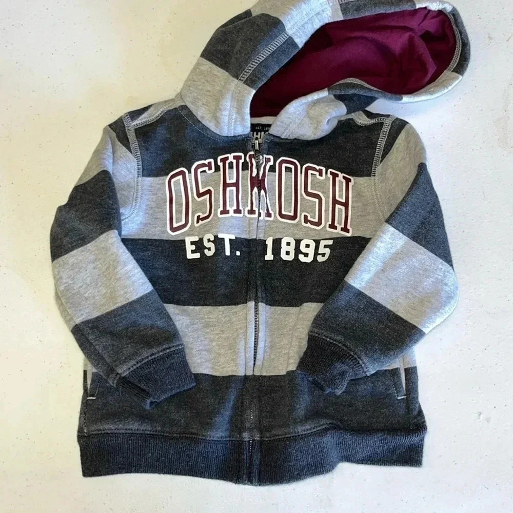 Oshkosh zip up sweatshirt 18 months